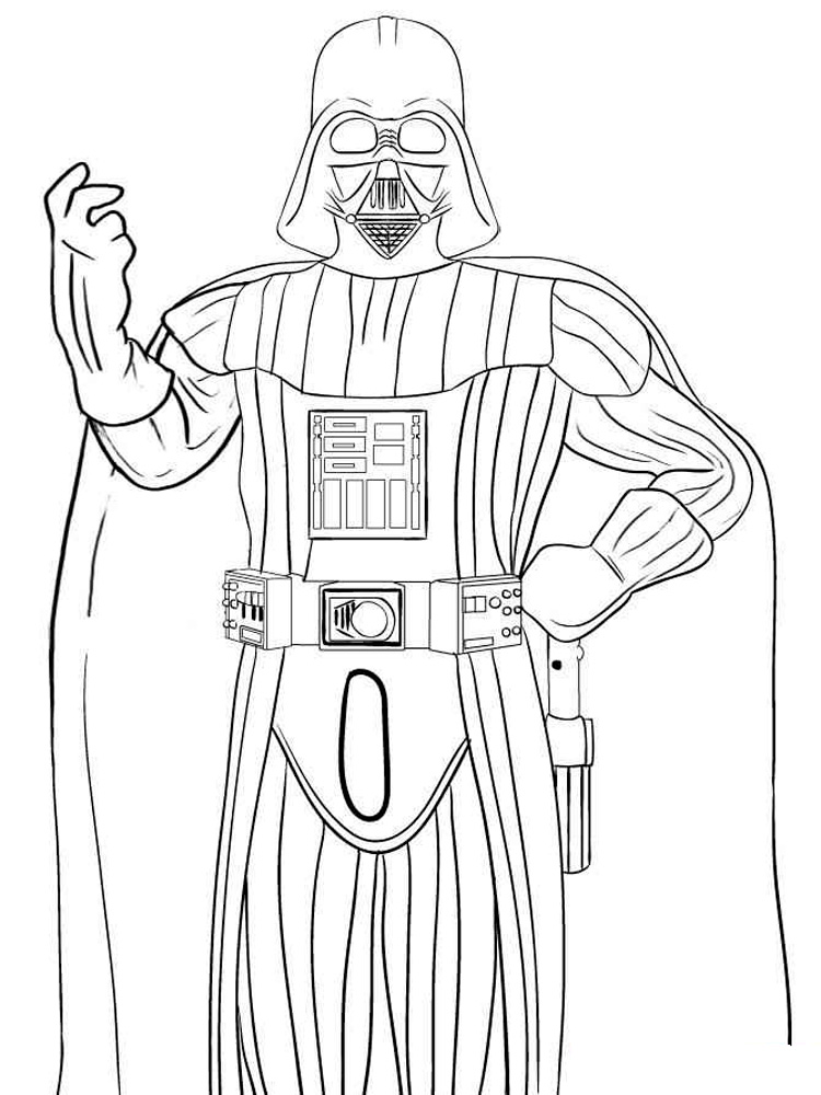 free darth vader coloring pages