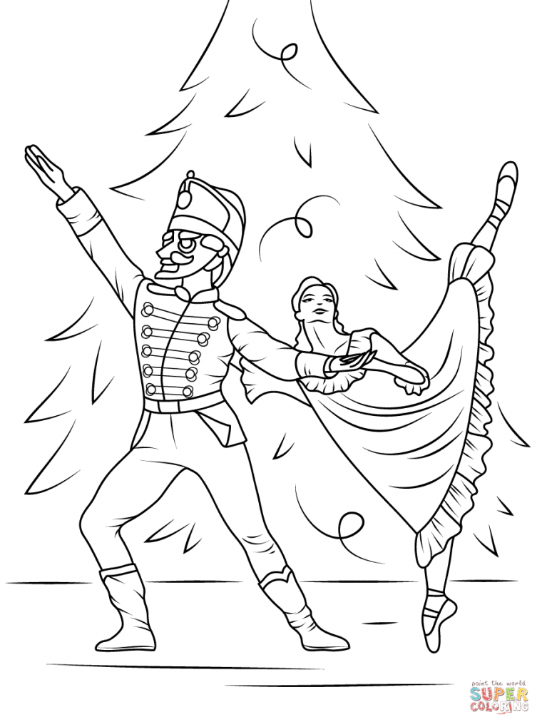 nutcracker coloring pages printable