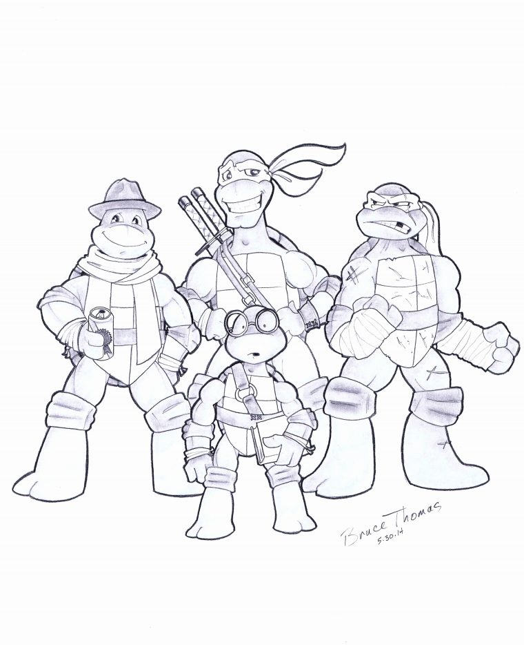 shredder coloring pages