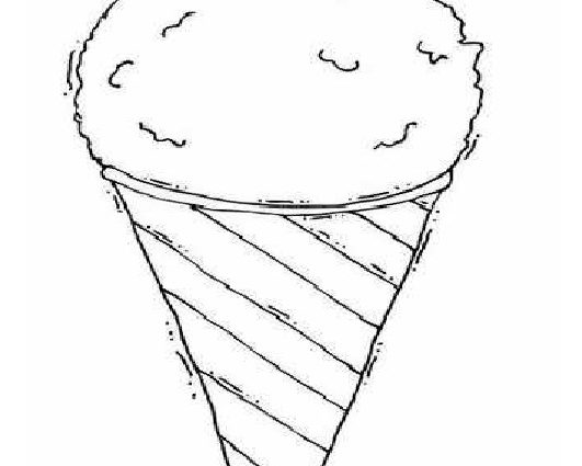 snow cone coloring pages