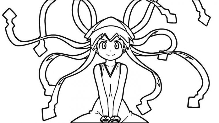 squid game doll coloring page squid game doll coloring page