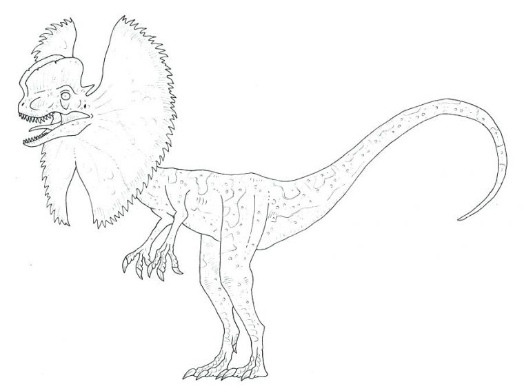 raptor blue coloring page