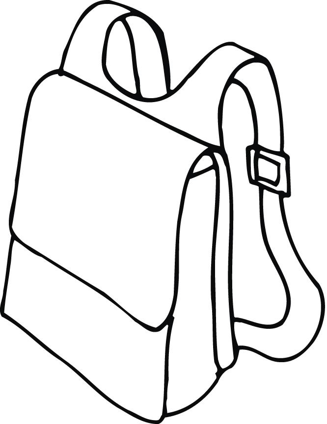 backpack coloring pages