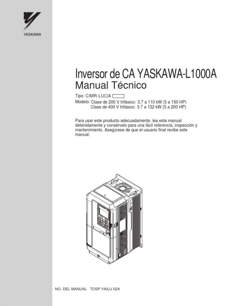 yaskawa v 1000 instruction manual