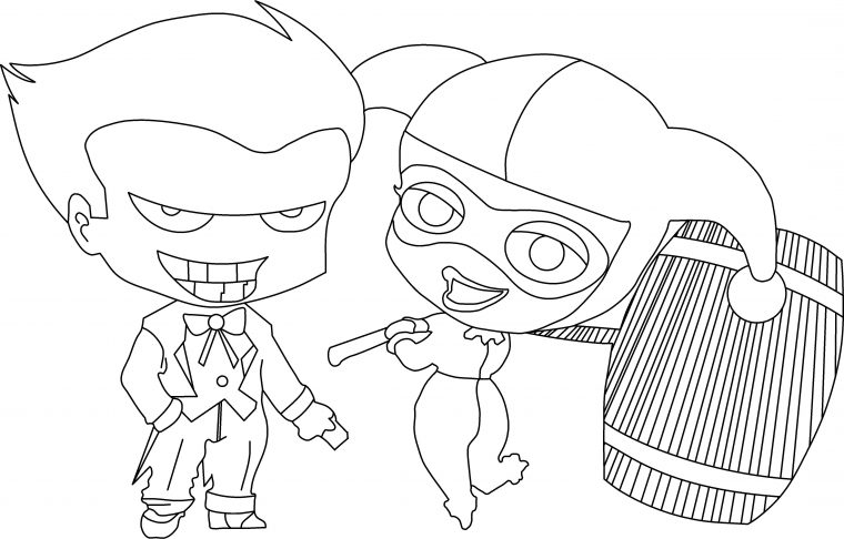 joker coloring pages printable