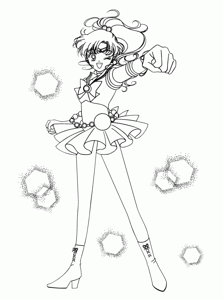 sailor jupiter coloring pages