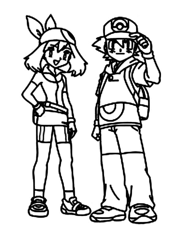 ash ketchum coloring page ash ketchum coloring page