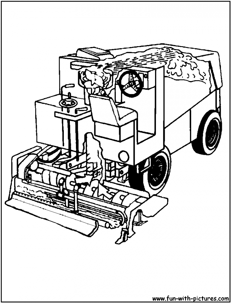 printable garbage truck coloring page