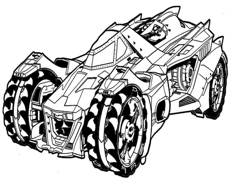 rocket league coloring page