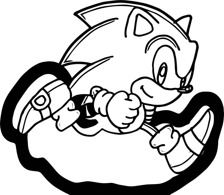classic sonic coloring page classic sonic coloring page
