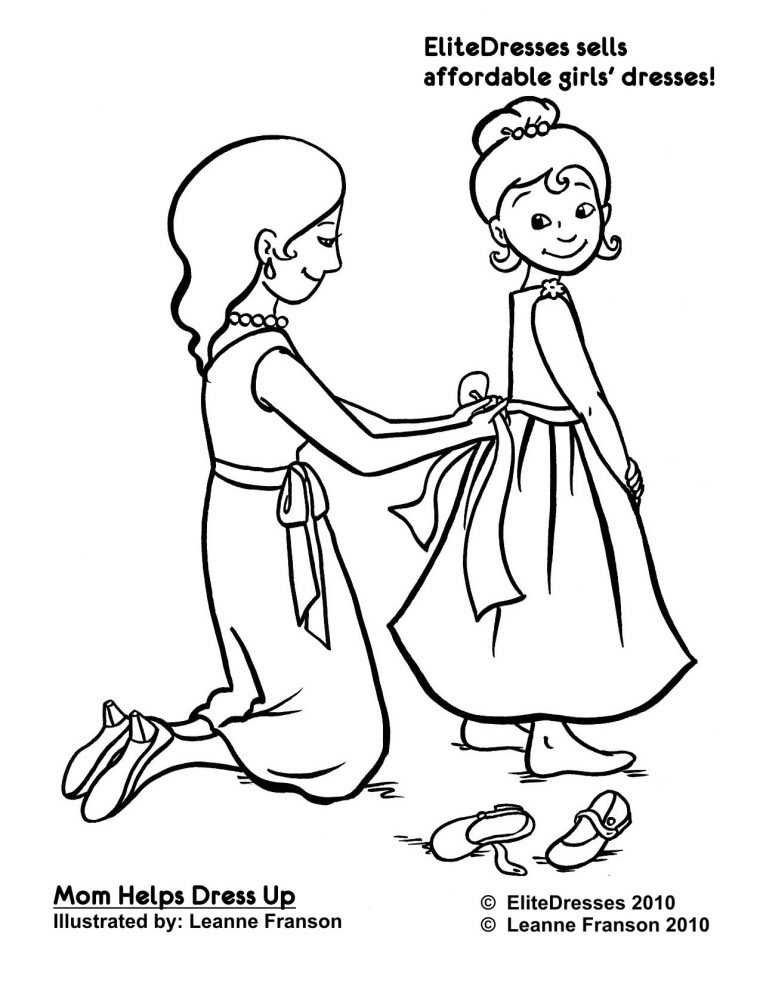 dress up coloring pages dress up coloring pages