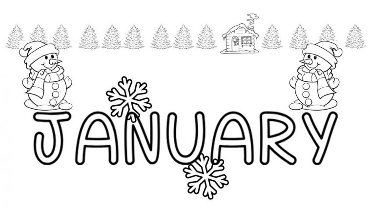 months of the year coloring pages pdf