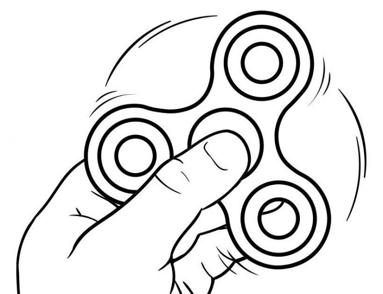 pop it fidget coloring pages