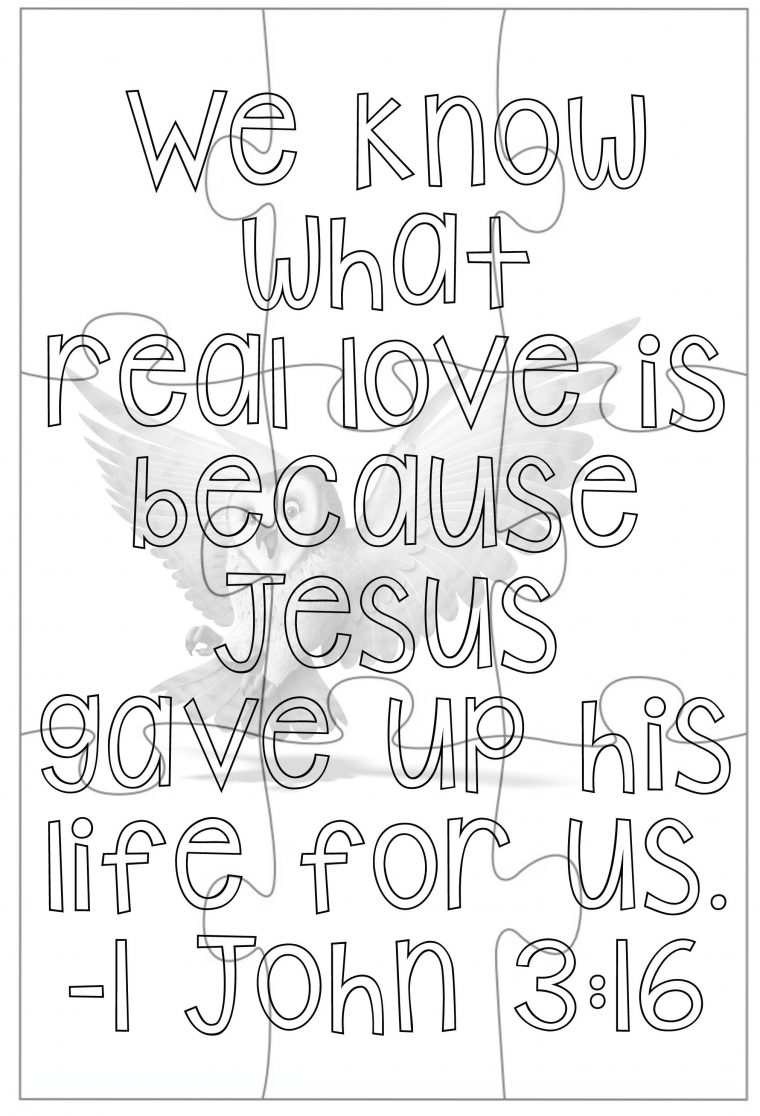 john 3:16 coloring page