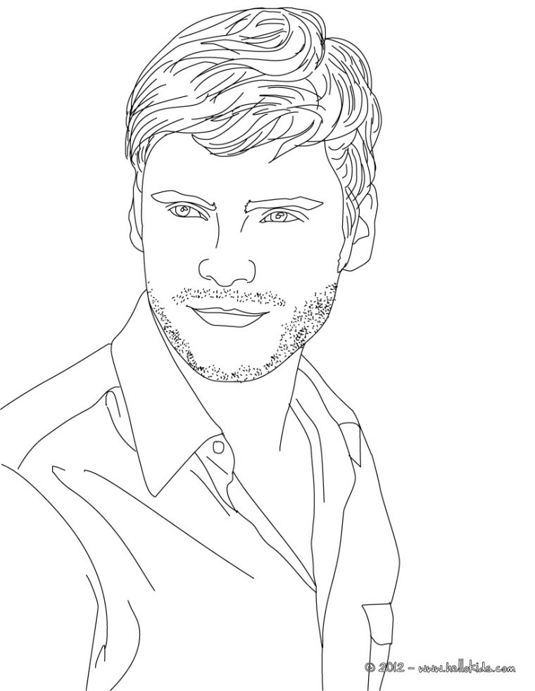 men coloring pages