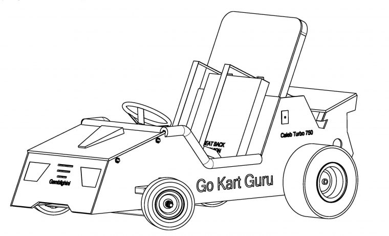 go cart coloring page go cart coloring page