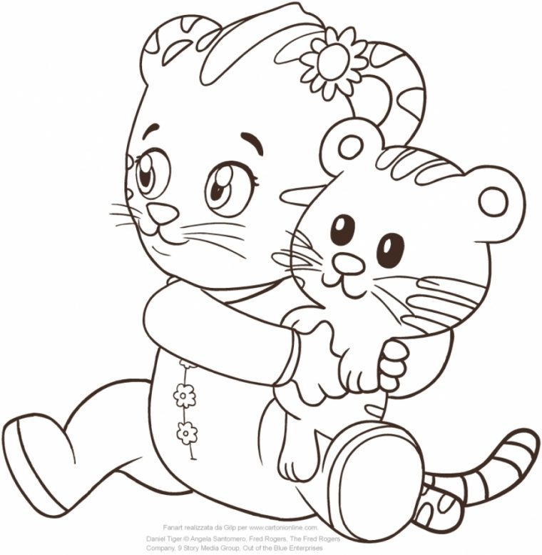 daniel tiger color pages