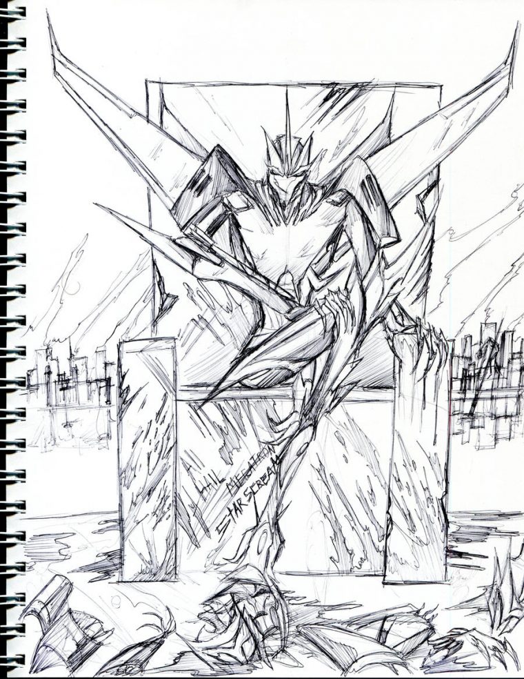 starscream coloring pages