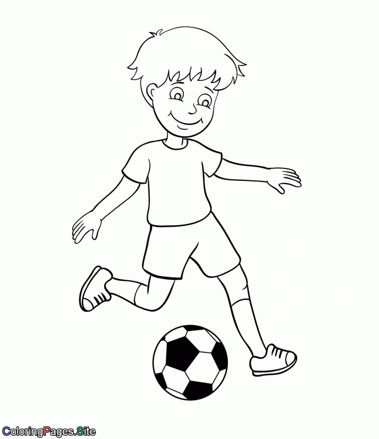 free soccer coloring pages