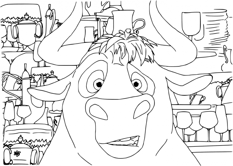 ferdinand coloring page