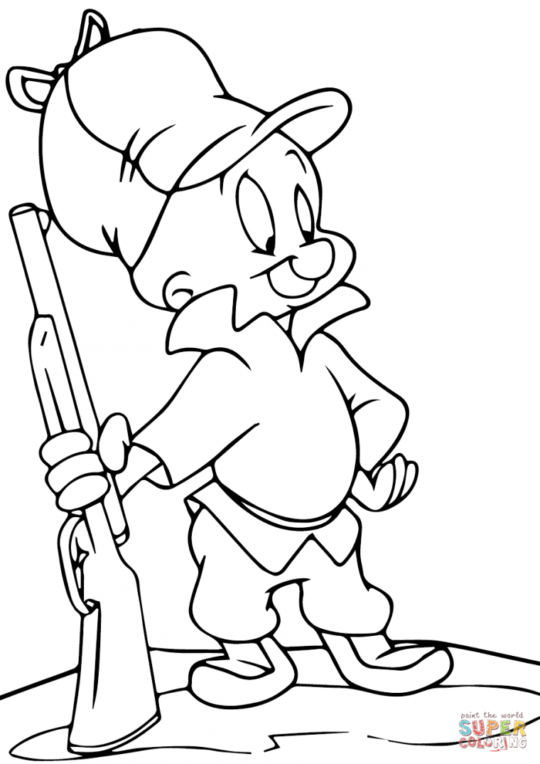 elmer fudd coloring pages