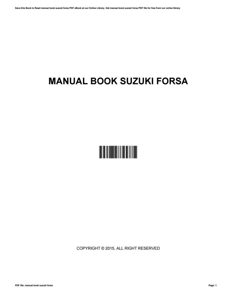 manual book suzuki