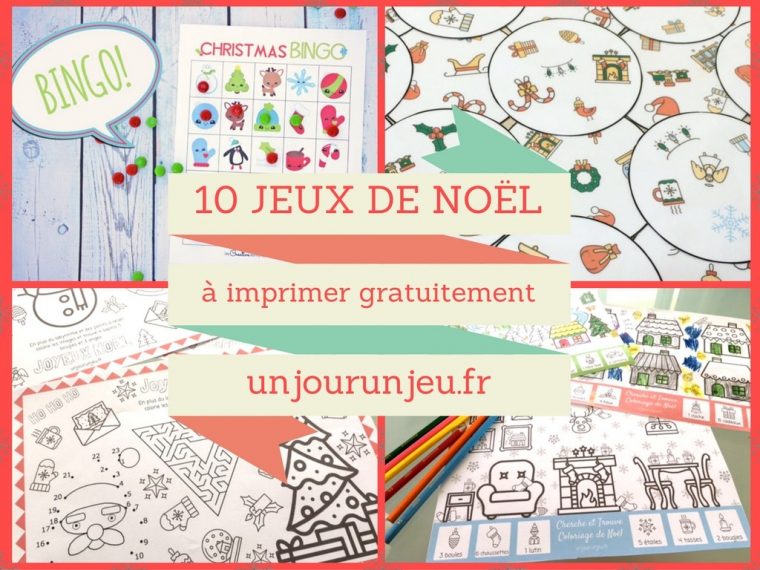 10 Activités De Noël À Imprimer Gratuitement Pour Amuser Vos serapportantà Jeux Pour Petit Enfant