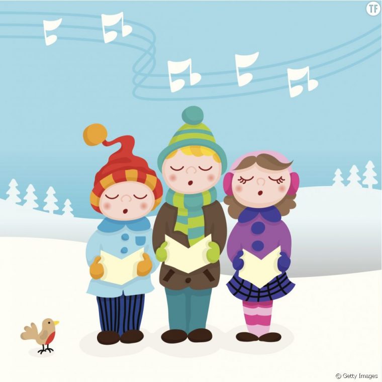 10 Comptines De Noël À Fredonner Avec Les Enfants – Terrana avec Chanson Dans Son Manteau Rouge Et Blanc