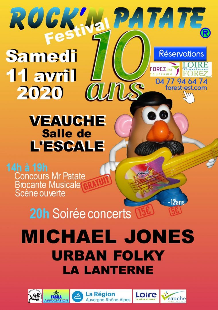 10E Festival Rock N Patate : Concert Rock A Veauche concernant Chanson De La Patate