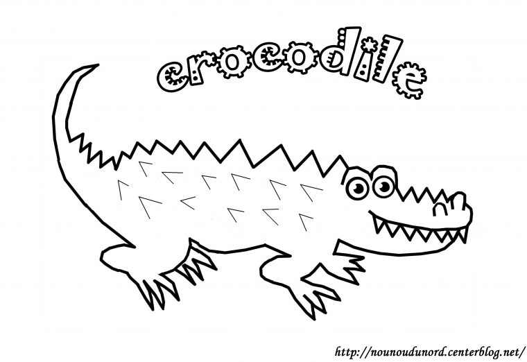 114 Dessins De Coloriage Crocodile À Imprimer concernant Photo De Crocodile A Imprimer
