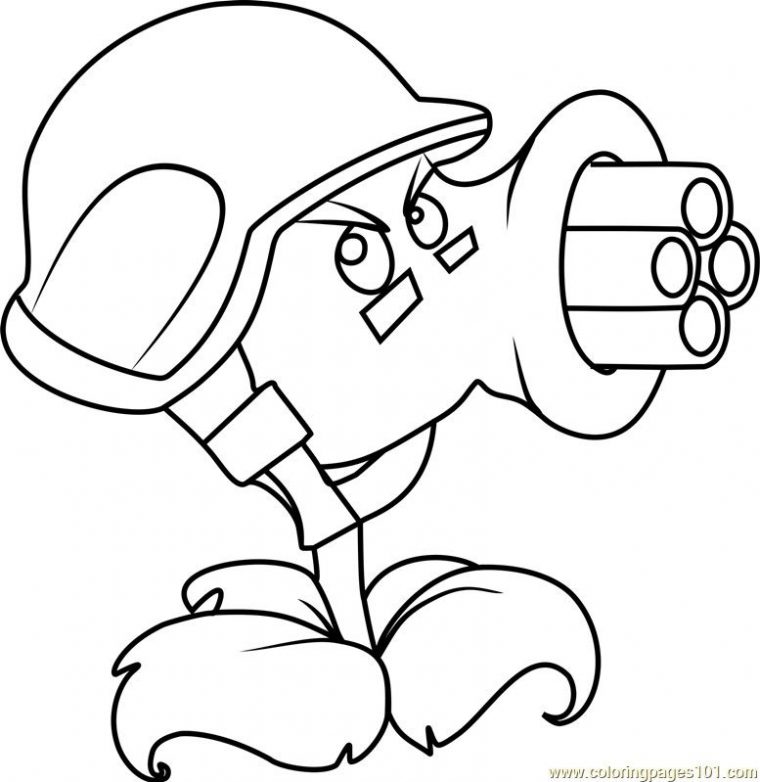 snow pea fire peashooter plants vs zombies coloring pages