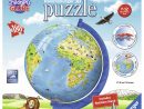 3D Puzzle Globe Enfants Anglais, 180 Pièces | Acheter En intérieur Puzzle En Ligne Enfant