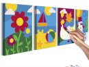 44X16.5 Tableau À Peindre Par Soi-Même Kits De Peinture Pour concernant Tableau De Peinture Pour Enfant
