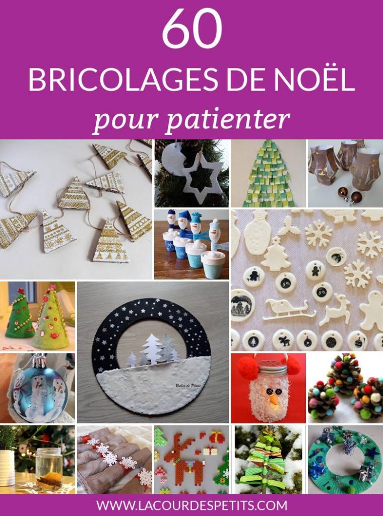 60 Bricolages De Noël Pour Patienter |La Cour Des Petits destiné Bricolage De Noel Pour Maternelle