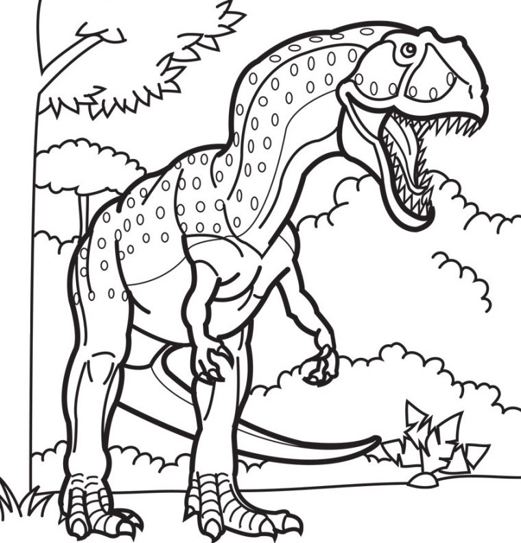 gigantosaurus coloring page