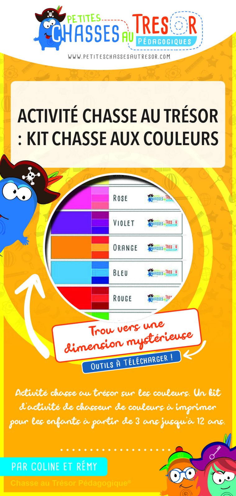 Activité Chasse Au Trésor : Kit Chasse Aux Couleurs | Chasse serapportantà Activité Chasse Au Trésor Activité Chasse Au Trésor : Kit Chasse Aux Couleurs | Chasse serapportantà Activité Chasse Au Trésor