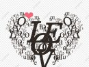 Alphabet Anglais Dessin Animé En Forme De Coeur Saint dedans Dessin Pour La Saint Valentin
