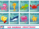 Apprendre-Animaux-Aquatiques-Francais (3508×2480 tout Apprendre Les Animaux Pour Bebe