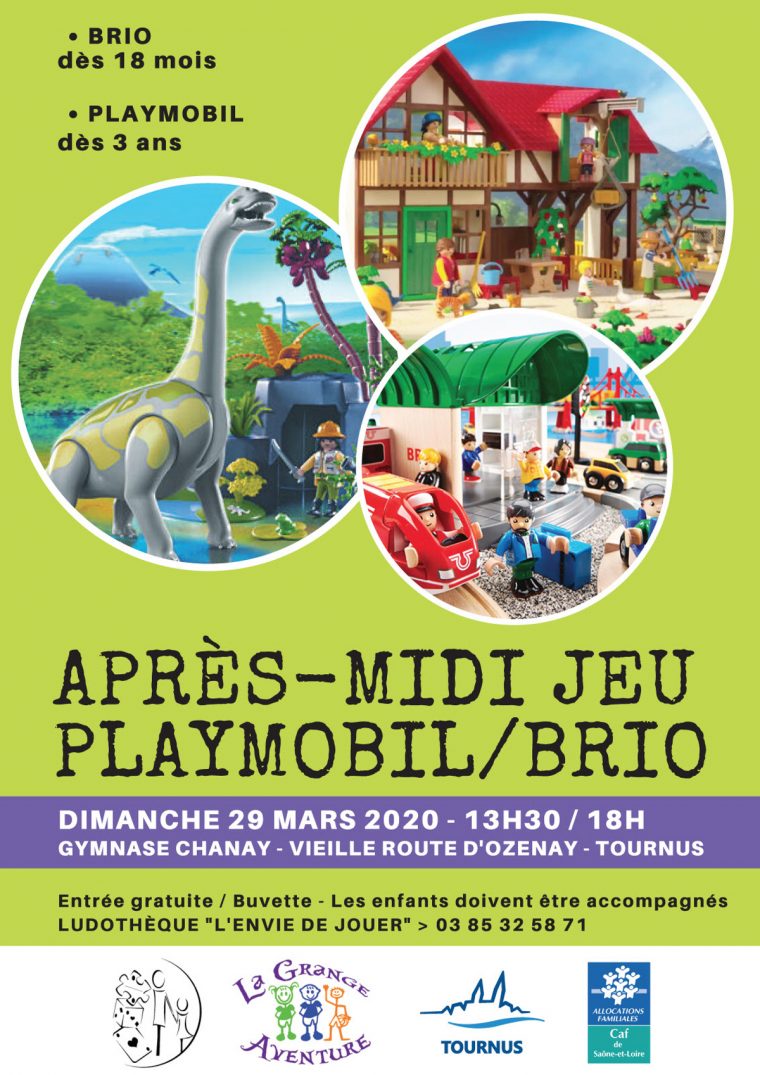 Apres Midi Jeu Playmobil/brio : Jeu, Concours A Tournus serapportantà Jeux Enfant 3 Ans Gratuit