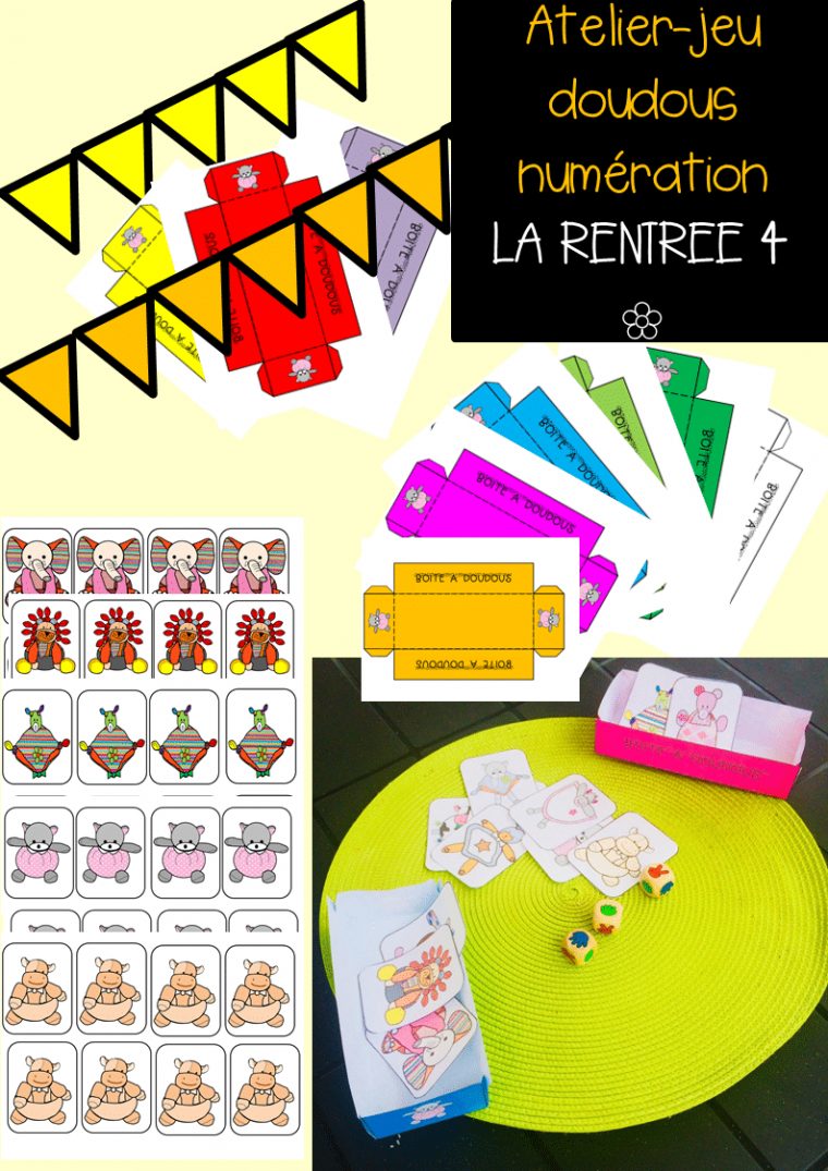 Atelier Jeu Doudous Numération La Rentree 4 intérieur Rentrée En Grande Section