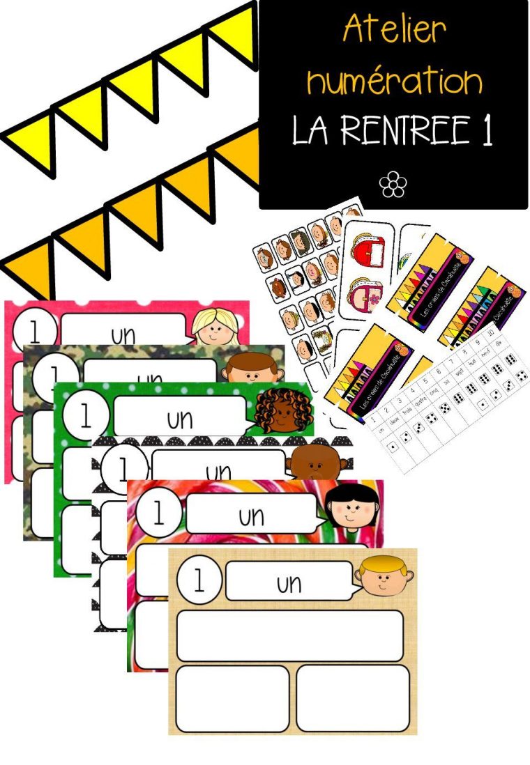 Atelier Numération La Rentree 1 | Grande Section concernant Rentrée En Grande Section