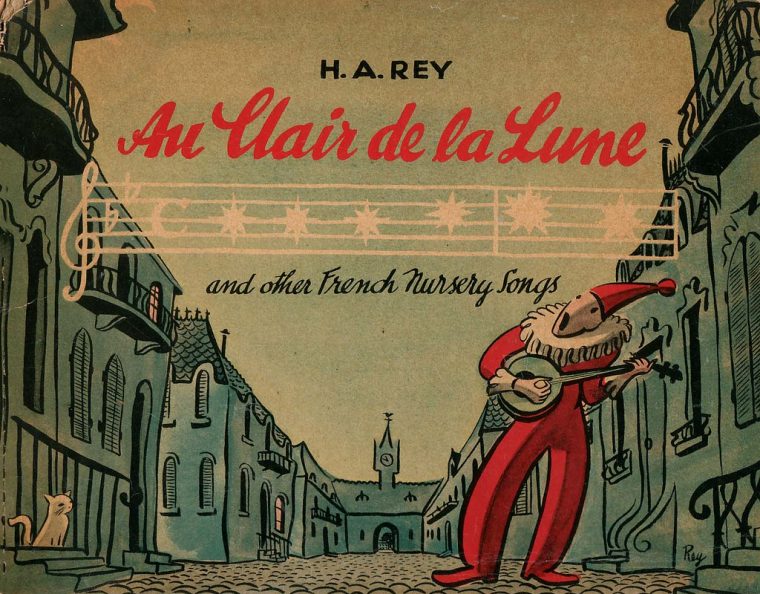 Au Clair De La Lune, 1941 | H. A. Rey Wrote The Curious Geor dedans Clair De La Lune Lyrics
