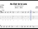 Au Clair De La Lune Chords destiné Clair De La Lune Lyrics