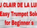 Au Clair De La Lune - Easy Trumpet Solo For Beginner´s encequiconcerne Clair De La Lune Lyrics