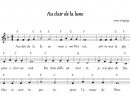 Au Clair De La Lune | Free Karaoke Nursery Rhymes pour Clair De La Lune Lyrics