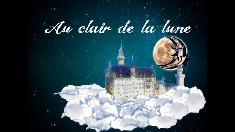 Au Clair De La Lune (Instrumental – Lyrics Video For Karaoke) encequiconcerne Clair De La Lune Lyrics