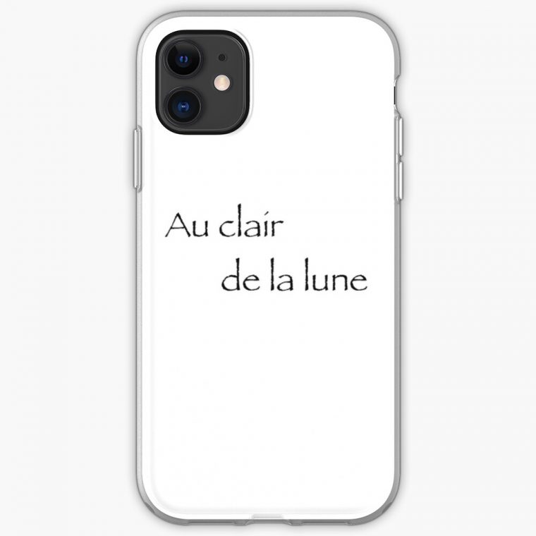 Au Clair De La Lune | Iphone Case & Cover serapportantà Clair De La Lune Lyrics