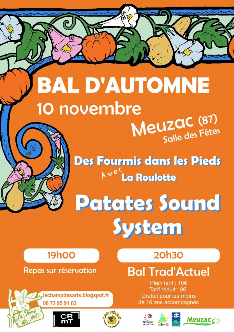 Bal D'automne Avec Patates Sound System – Crmt En Limousin avec Chanson De La Patate