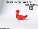 Barth Dunkan On Twitter: &quot;honor To The Women Yara Anatidae encequiconcerne Origami Canard