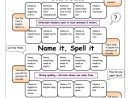 Board Game - Name It, Spell It (Easy) | Planches De Jeu encequiconcerne Jeux En Anglais Gratuit